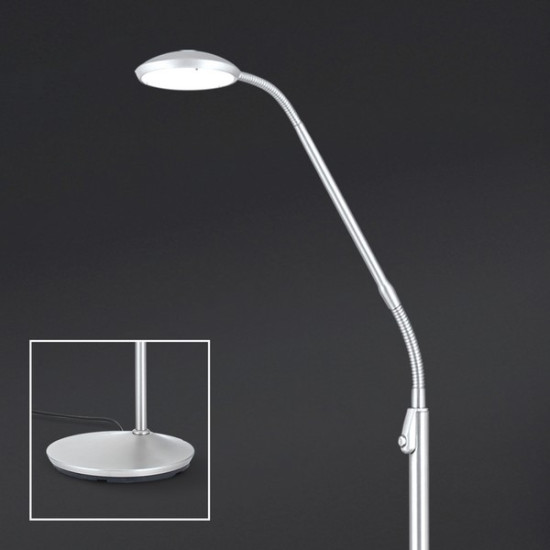 Orion Cobra szatén króm LED állólámpa (ORI-Stl 12-1175_S_CHR) LED 1 izzós IP20