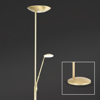Orion Cobra matt sárgaréz LED állólámpa (ORI-Stl 12-1176_BR) LED 2 izzós IP20