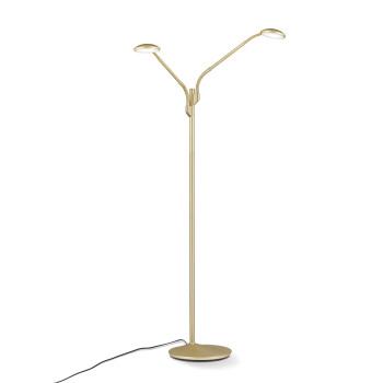 Orion Cobra matt sárgaréz LED állólámpa (ORI-Stl 12-1184/2_BR) LED 2 izzós IP20