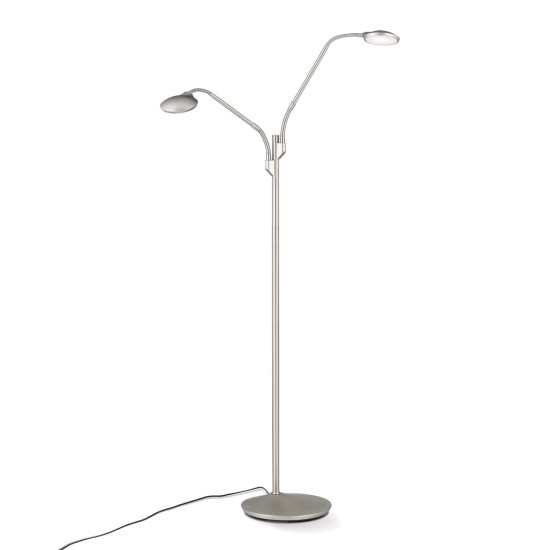Orion Cobra szatén króm LED állólámpa (ORI-Stl 12-1184/2_S_CHR) LED 2 izzós IP20