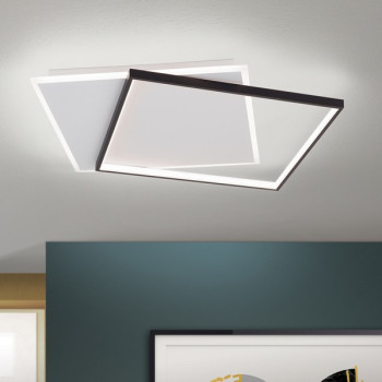 Orion Emanuel fehér-fekete LED mennyezeti lámpa (ORI-DL 7-692_BL) LED 2 izzós IP20