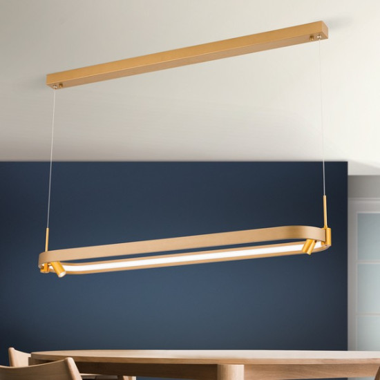 Orion Grace matt arany LED függesztett lámpa (ORI-HL 6-1706) LED 1 izzós IP20