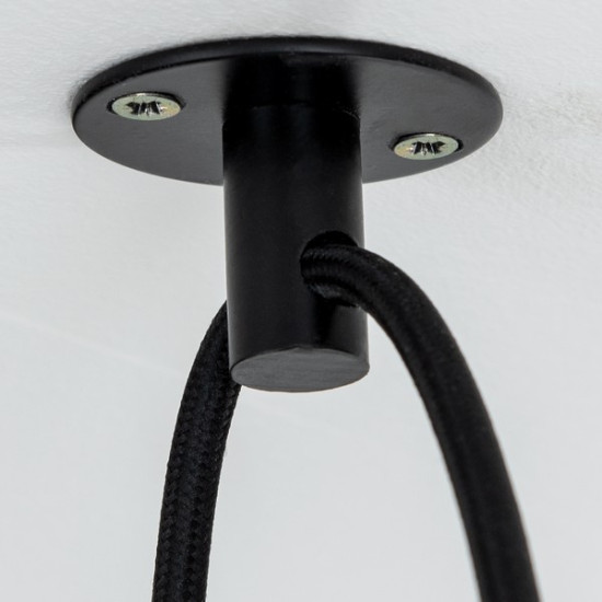 Orion Jailhouse fekete függesztett lámpa (ORI-HL 6-1649/6) E27 1 izzós IP20