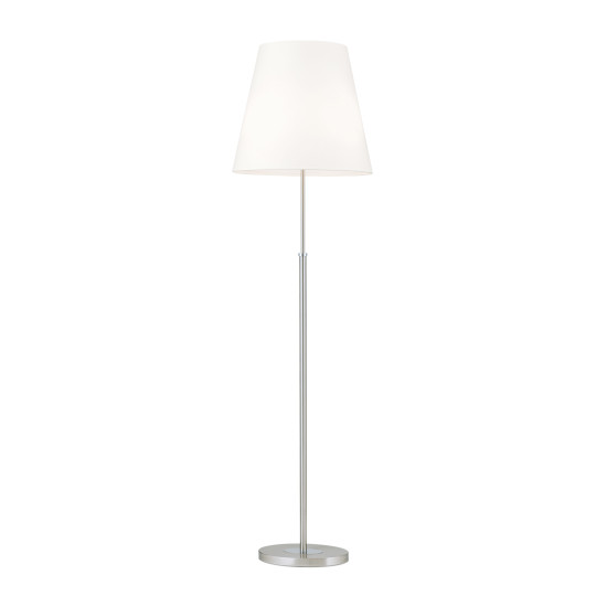 Orion Kara szatén króm-fehér állólámpa (ORI-Stl 12-1142/2) E27 2 izzós IP20