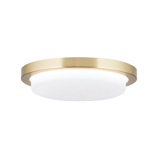 Orion Lerox csiszolt sárgaréz-opál LED mennyezeti lámpa (ORI-DL 7-668/20_B_BR) LED 1 izzós IP20