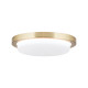 Orion Lerox csiszolt sárgaréz-opál LED mennyezeti lámpa (ORI-DL 7-668/20_B_BR) LED 1 izzós IP20