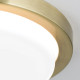Orion Lerox sárgaréz-opál LED mennyezeti lámpa (ORI-DL 7-668/20_BR) LED 1 izzós IP20