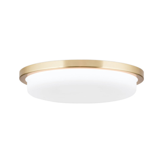 Orion Lerox csiszolt sárgaréz-opál LED mennyezeti lámpa (ORI-DL 7-669/30_B_BR) LED 1 izzós IP20