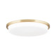 Orion Lerox csiszolt sárgaréz-opál LED mennyezeti lámpa (ORI-DL 7-670/40_B_BR) LED 1 izzós IP20