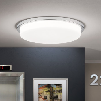 Orion Lerox króm-opál LED mennyezeti lámpa (ORI-DL 7-670/40_CHR) LED 1 izzós IP20