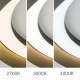 Orion Manta bronz LED mennyezeti lámpa (ORI-DL 7-699/60_BR) LED 1 izzós IP20