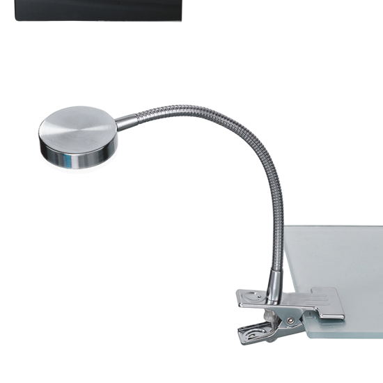 Orion Mira szatén króm LED csiptetős lámpa (ORI-LA 4-1134/1_S_CHR) LED 1 izzós IP20
