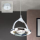 Orion Moon króm-átlátszó LED függesztett lámpa (ORI-HL 6-1710/1_CHR) LED 1 izzós IP20