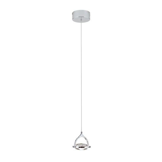 Orion Moon króm-átlátszó LED függesztett lámpa (ORI-HL 6-1710/1_CHR) LED 1 izzós IP20