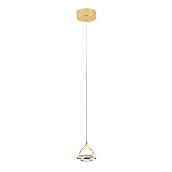 Orion Moon arany-átlátszó LED függesztett lámpa (ORI-HL 6-1710/1_GO) LED 1 izzós IP20