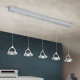 Orion Moon króm-átlátszó LED függesztett lámpa (ORI-HL 6-1710/5_CHR) LED 5 izzós IP20