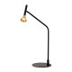 Orion Odeon fekete-sárgaréz LED asztali lámpa (ORI-LA 4-1313) LED 1 izzós IP20
