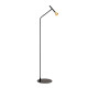 Orion Odeon fekete-sárgaréz LED állólámpa (ORI-Stl 12-1286) LED 1 izzós IP20