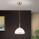 Orion Old Lamp sárgaréz-opál függesztett lámpa (ORI-HL 6-1808/1) E27 1 izzós IP20