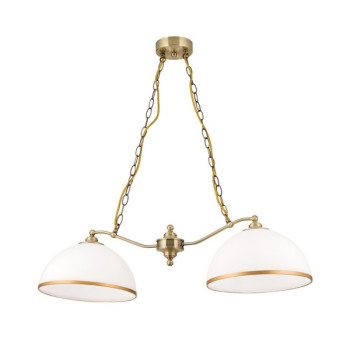 Orion Old Lamp sárgaréz-opál függesztett lámpa (ORI-HL 6-1810/2) E27 2 izzós IP20