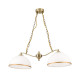 Orion Old Lamp sárgaréz-opál függesztett lámpa (ORI-HL 6-1810/2) E27 2 izzós IP20