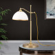 Orion Old Lamp sárgaréz-opál asztali lámpa (ORI-LA 4-1213/1) E27 1 izzós IP20