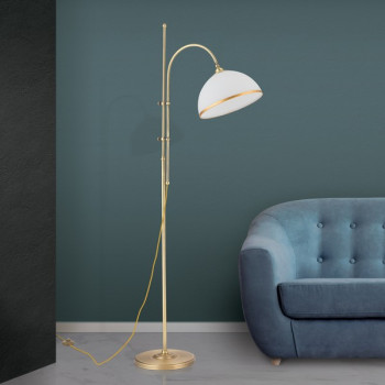 Orion Old Lamp sárgaréz-opál állólámpa (ORI-Stl 12-1188/1) E27 1 izzós IP20