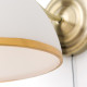 Orion Old Lamp sárgaréz-opál falikar (ORI-WA 2-1371/1) E27 1 izzós IP20
