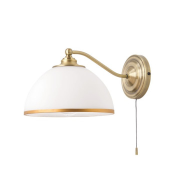 Orion Old Lamp sárgaréz-opál falikar (ORI-WA 2-1371/1) E27 1 izzós IP20