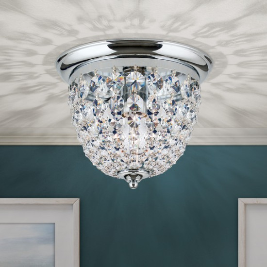 Orion Plafond króm-átlátszó mennyezeti lámpa (ORI-DLU 1840/26_CHR) E27 1 izzós IP20