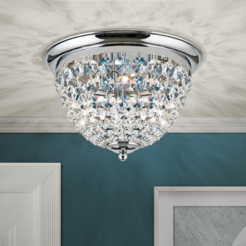 Orion Plafond króm-átlátszó mennyezeti lámpa (ORI-DLU 1840/35_CHR) E27 3 izzós IP20