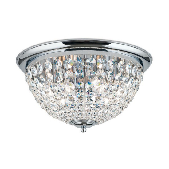 Orion Plafond króm-átlátszó mennyezeti lámpa (ORI-DLU 1840/47_CHR) E27 6 izzós IP20