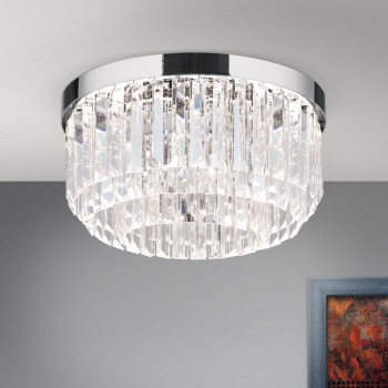 Orion Prism króm-átlátszó LED mennyezeti lámpa (ORI-DL 7-666/35_CHR) LED 1 izzós IP20