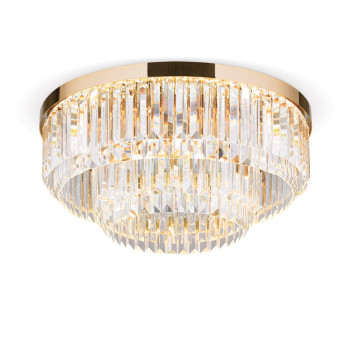 Orion Prism arany-átlátszó LED mennyezeti lámpa (ORI-DL 7-666/55_GO) LED 1 izzós IP20