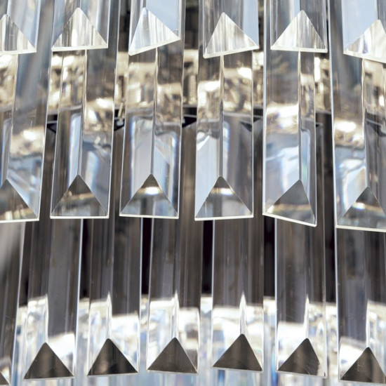 Orion Prism króm-átlátszó LED mennyezeti lámpa (ORI-DL 7-666/95_CHR) LED 1 izzós IP20