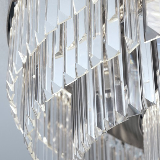 Orion Prism króm-átlátszó LED mennyezeti lámpa (ORI-DL 7-666/95_CHR) LED 1 izzós IP20