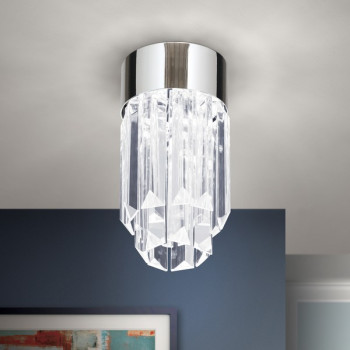 Orion Prism króm-átlátszó LED mennyezeti lámpa (ORI-DL 7-684_CHR) LED 1 izzós IP20