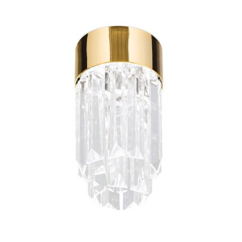 Orion Prism arany-átlátszó LED mennyezeti lámpa (ORI-DL 7-684_GO) LED 1 izzós IP20