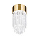 Orion Prism arany-átlátszó LED mennyezeti lámpa (ORI-DL 7-684_GO) LED 1 izzós IP20