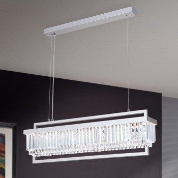 Orion Prism króm-átlátszó LED függesztett lámpa (ORI-HL 6-1701/90x17_CHR) LED 1 izzós IP20