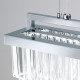 Orion Prism króm-átlátszó LED függesztett lámpa (ORI-HL 6-1701/90x17_CHR) LED 1 izzós IP20