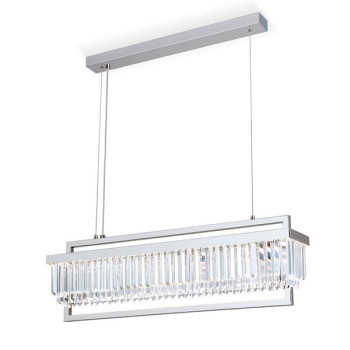 Orion Prism króm-átlátszó LED függesztett lámpa (ORI-HL 6-1701/90x17_CHR) LED 1 izzós IP20