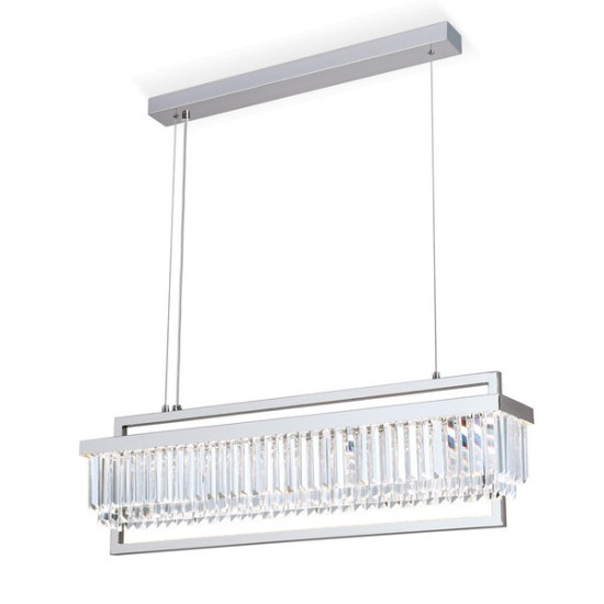 Orion Prism króm-átlátszó LED függesztett lámpa (ORI-HL 6-1701/90x17_CHR) LED 1 izzós IP20