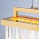 Orion Prism arany-átlátszó LED függesztett lámpa (ORI-HL 6-1701/90x17_GO) LED 1 izzós IP20