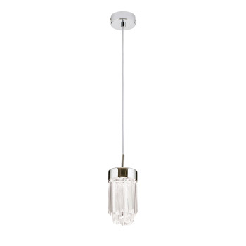 Orion Prism króm-átlátszó LED függesztett lámpa (ORI-HL 6-1702_CHR) LED 1 izzós IP20