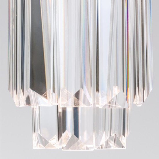 Orion Prism arany-átlátszó LED függesztett lámpa (ORI-HL 6-1702_GO) LED 1 izzós IP20