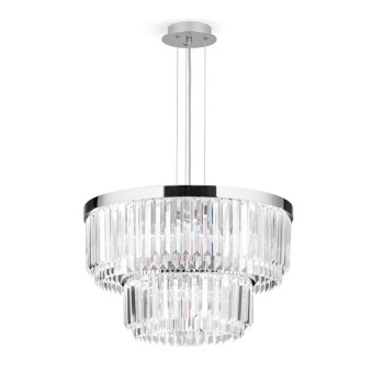 Orion Prism króm-átlátszó LED csillár (ORI-LU 2415/55_CHR) LED 1 izzós IP20