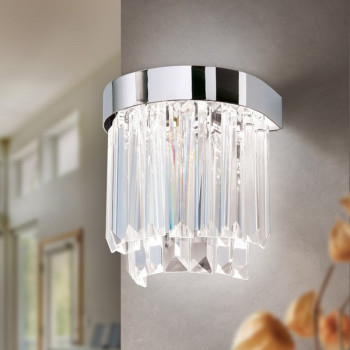 Orion Prism króm-átlátszó LED falikar (ORI-WA 2-1366_CHR) LED 1 izzós IP20