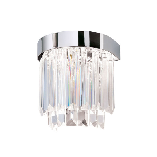 Orion Prism króm-átlátszó LED falikar (ORI-WA 2-1366_CHR) LED 1 izzós IP20