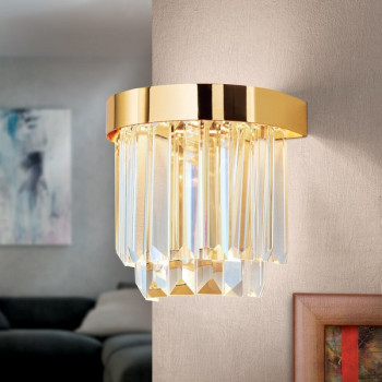 Orion Prism arany-átlátszó LED falikar (ORI-WA 2-1366_GO) LED 1 izzós IP20